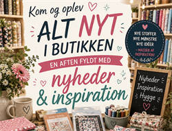 Inspirations aften med masser af nyheder 23. sep kl 19